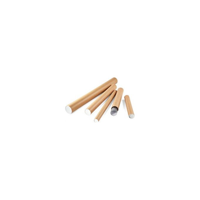 Colompac, Tubi in cartone, 500x80mm, Confezione da 10 - Yeppon