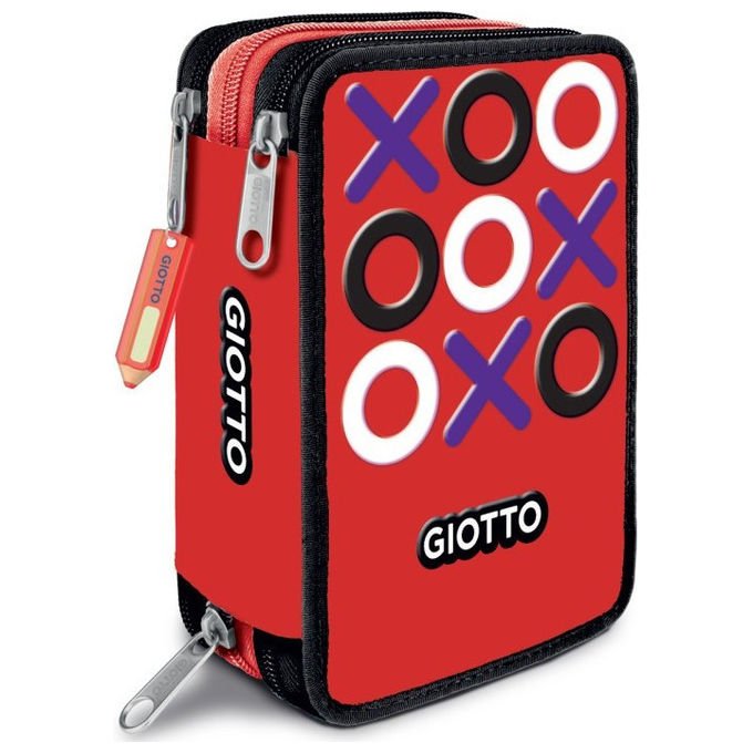 Giotto, Astuccio 3 Zip Premium Tris Collezione, Con Corredo Scuola - Yeppon