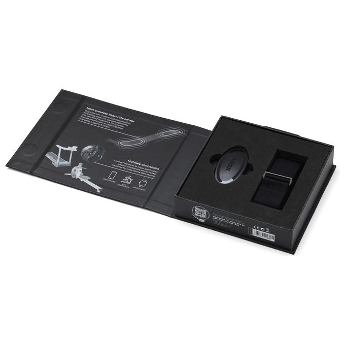 Nilox, Fascia Cardio Smart HRM, Monitoraggio Allenamento e Frequenza Cardiaca, Resistente all'Acqua, Compatibile App Sportive