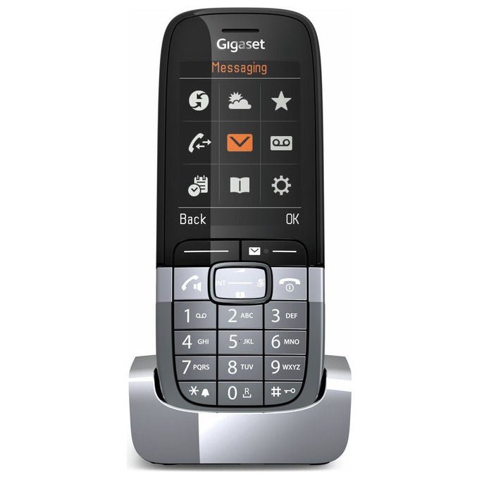 Gigaset SL850H Pro, Telefono DECT, Identificatore di chiamata, Titanio