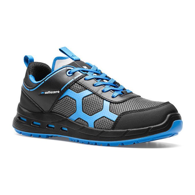 Sottozero, Scarpe da Lavoro, Uomo, Nero, Blu, Taglia 43, S1PS