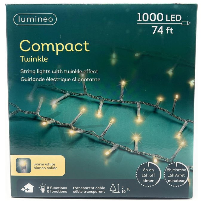 Lumineo Welcome Testo, Decorazione Luminosa, 1.6 x 41 x 16 cm