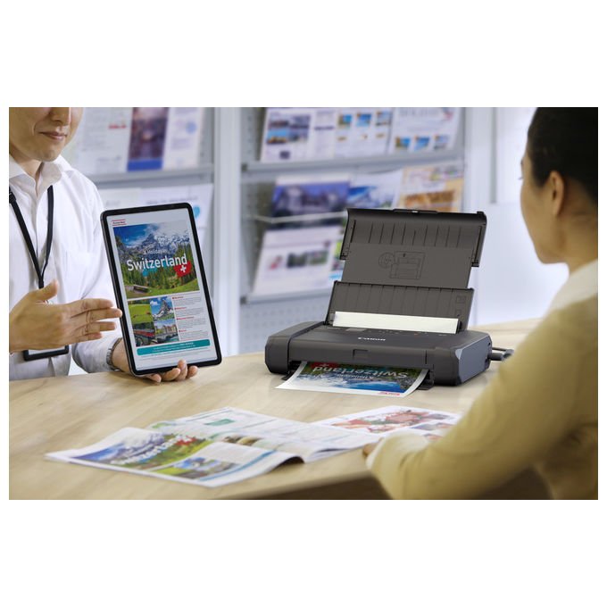 Canon, Stampante a Getto d'Inchiostro a Colori, Maxify BX110, 4800 x 1200 DPI, A4, Wi-Fi