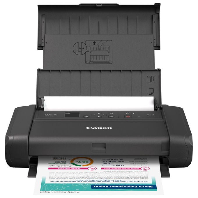 Canon, Stampante a Getto d'Inchiostro a Colori, Maxify BX110, 4800 x 1200 DPI, A4, Wi-Fi