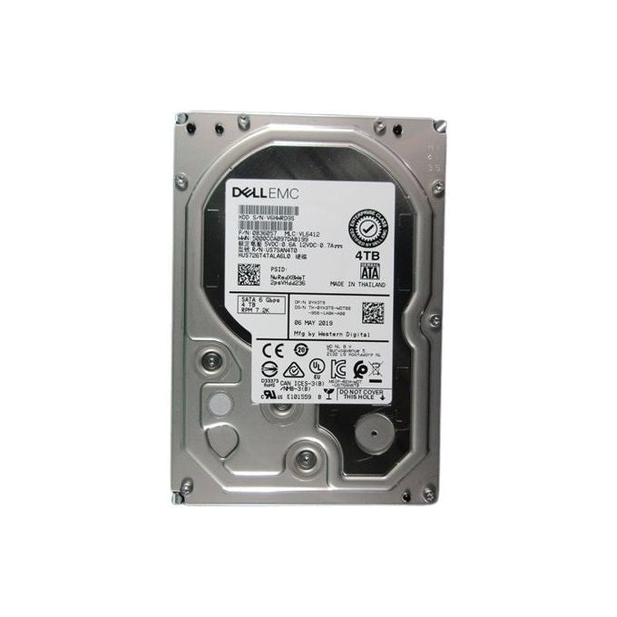Dell, Disco Rigido Interno 4 TB, 7200 Giri - min, 3.5'', Serial ATA III - Yeppon
