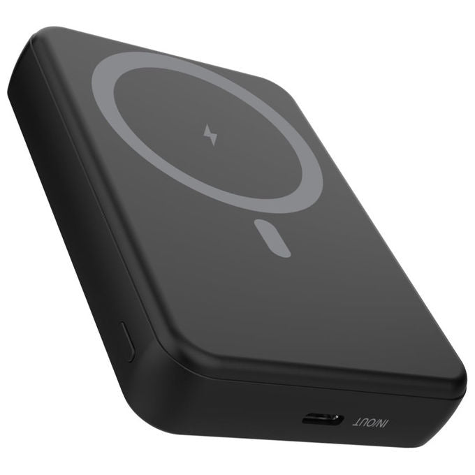 Celly, Powerbank Magnetico Wireless 15W, 10000 mAh, con USB - C 20W, Ricarica Rapida, MagSafe - Yeppon