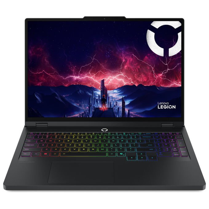 Lenovo Legion Pro 5, Notebook Gaming, 16'' WQXGA, Ryzen 9, 32 GB RAM, 1 TB SSD, RTX 5070, Windows 11, Nero