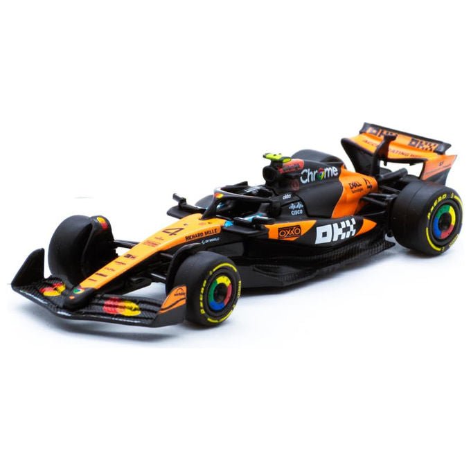 Bburago, Modellino Auto da Corsa McLaren MCL39 No.4 Lando Norris, 1-64, Stagione 2025