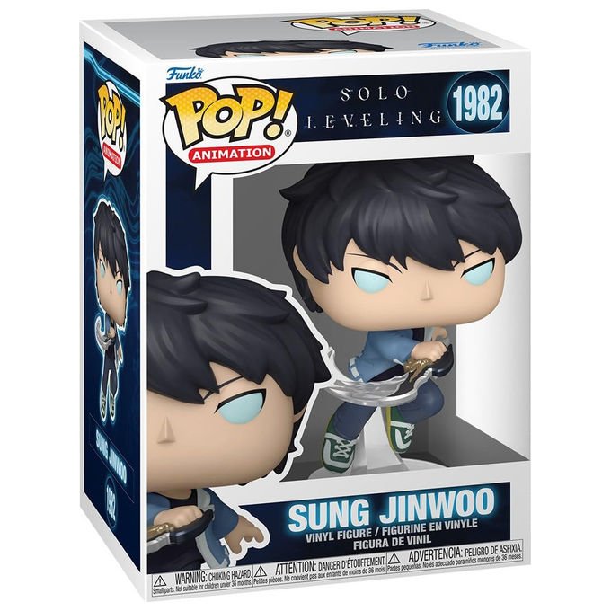 Funko, Pop! Animation: Solo Leveling - Sung Jinwoo, Action Figure da Collezione