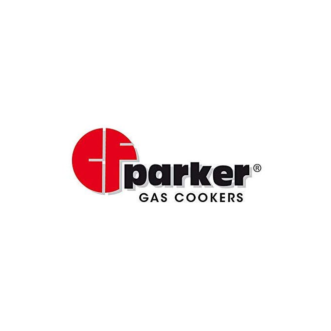 Cfg Parker, Fornello da Tavolo a 2 Fuochi, Grigio Grafite con Piano in Acciaio Inox, Alimentazione Gas Gpl