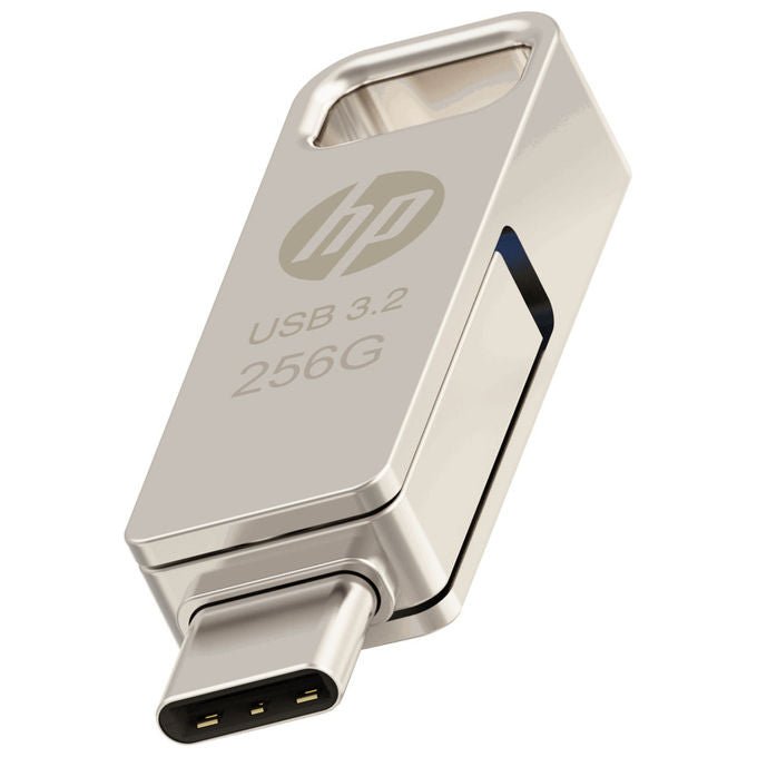 HP HPFD206C-256 Chiavetta USB 256 GB Type-A Type-C 3.2 Gen 2 100 MB-s colore Argento