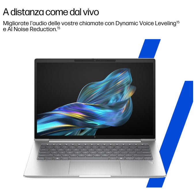 HP EliteBook 6 G1a Notebook 14 pollici AMD Ryzen AI 5 340 24GB RAM 512GB SSD Wi-Fi 7 Windows 11 Pro colore Argento