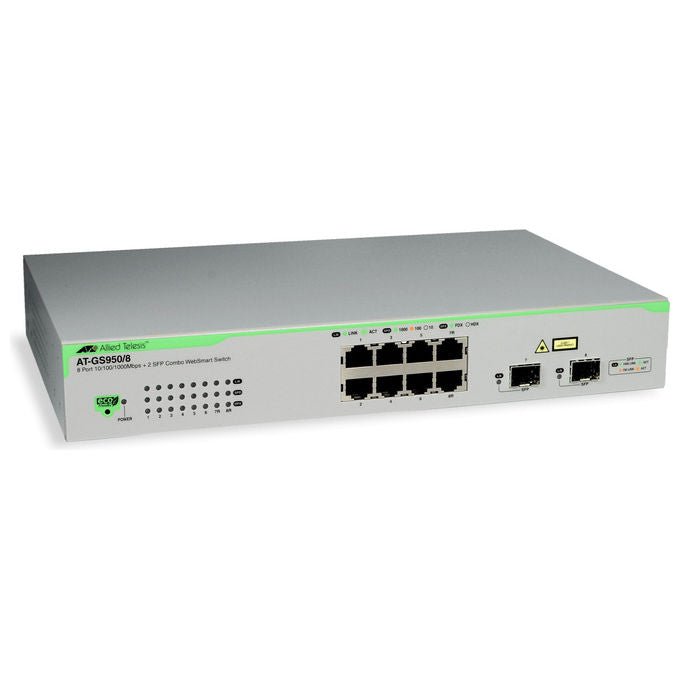 Allied Telesis, Switch Web Smart, 1000BASE - T X 8, 1000BASE - X PERP - Yeppon