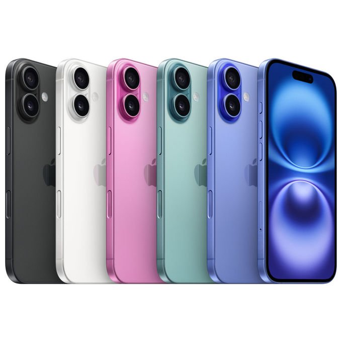 Apple iPhone 16, 128GB, Nero, Display 6.1'', Doppia SIM, iOS 18, 5G, USB tipo-C