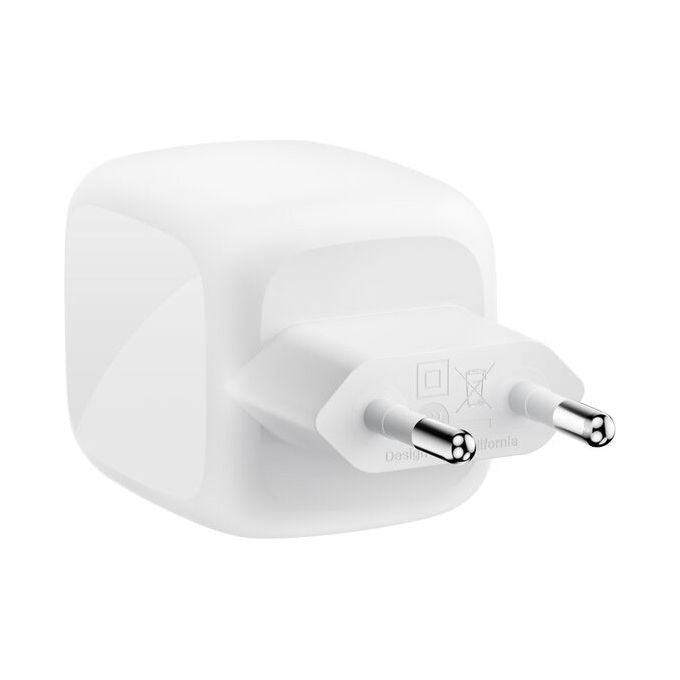 Belkin, Caricabatterie Universale Bianco, 67W, 2 Porte USB-C, Ricarica Rapida
