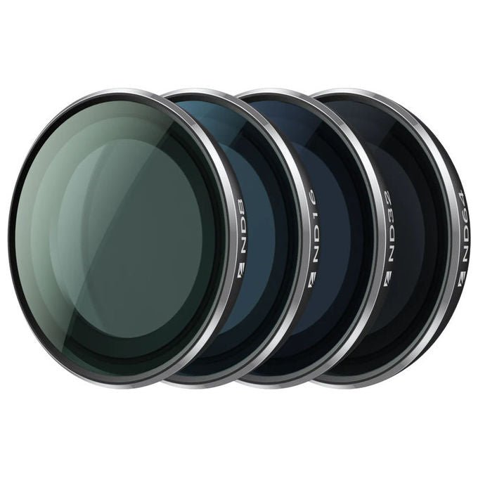 Insta360 CINSBATD Filtro per lenti 20,7 mm ND8 ND16 ND32 ND64 in alluminio e vetro colore Nero