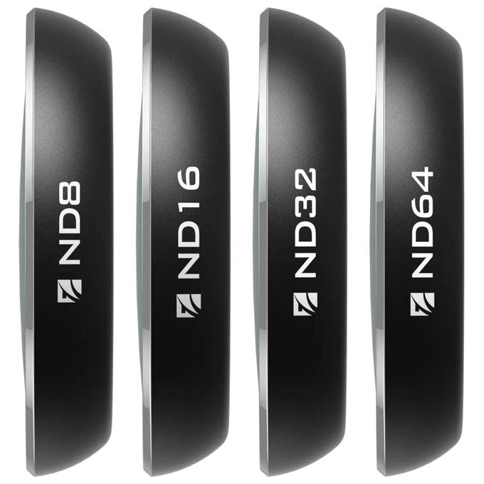Insta360 CINSBATD Filtro per lenti 20,7 mm ND8 ND16 ND32 ND64 in alluminio e vetro colore Nero
