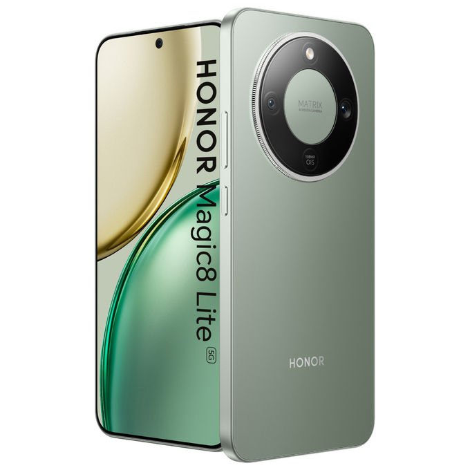 Honor, Magic8 Lite 5G, Smartphone, 256GB, 8GB RAM, Verde Foresta