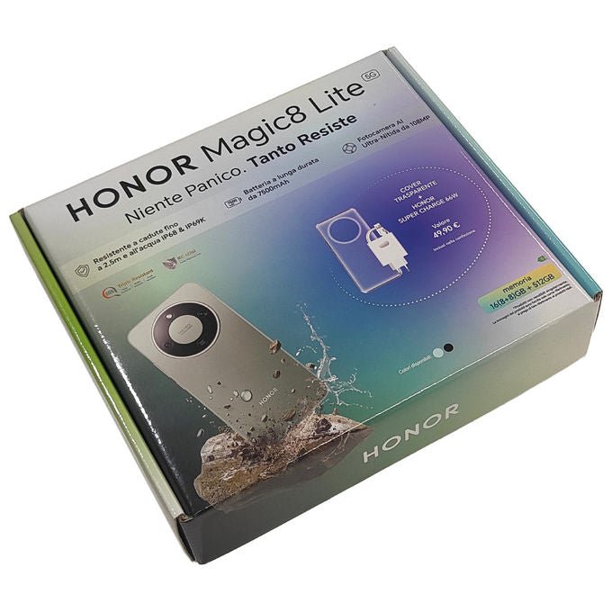 Honor, Magic8 Lite 5G, 512GB, 8GB RAM, Display 6.79'', Nero