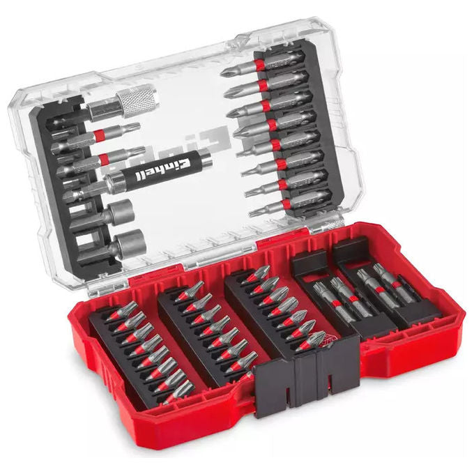 Einhell Set Punte Trapano 42 pz Acciaio S2 M-CASE con Portapunte Magnetico