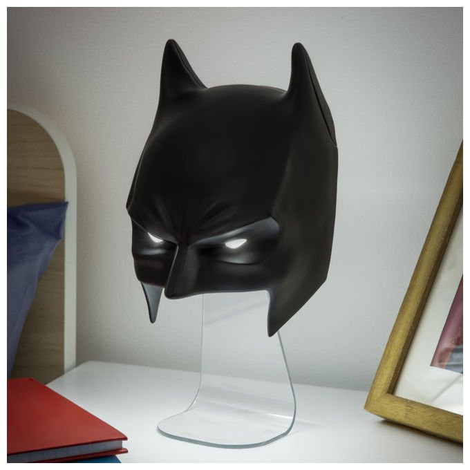 Paladone, Lampada Led Maschera Batman, Da Parete O A Sé Stante, DC Comics