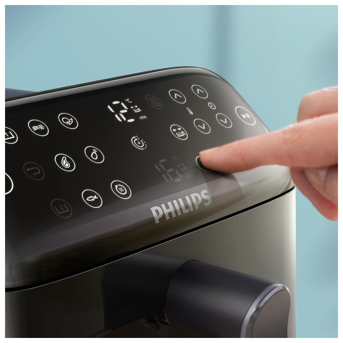 Philips NA462 Friggitrice ad Aria Serie 4000 Verticale Doppia 10 Litri Nero