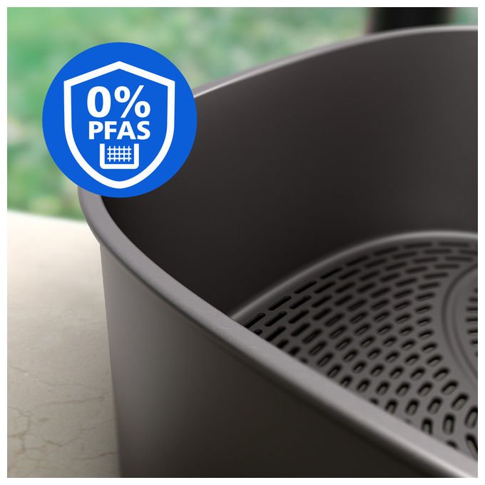 Philips NA462 Friggitrice ad Aria Serie 4000 Verticale Doppia 10 Litri Nero