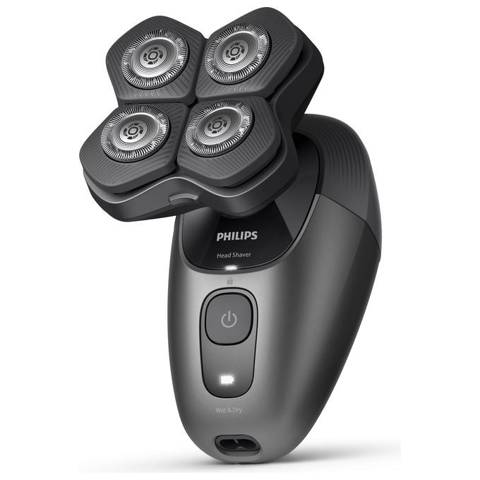 Philips, Rasoio per Testa, Serie 7000 HS7980-15, Pro, Autonomia 90 Minuti, Nero