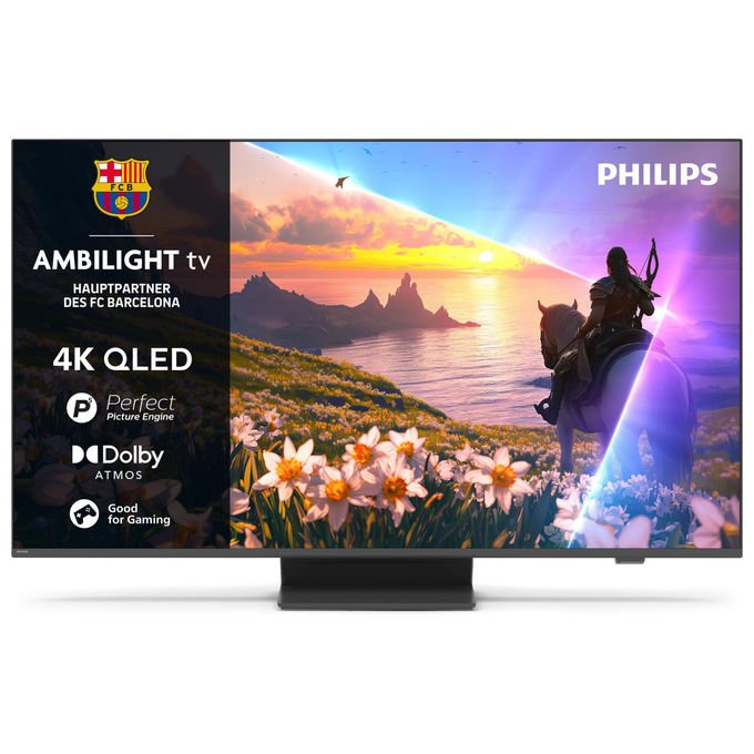 Philips Tv Qled 43PUS8600-12 43 Pollici 4K Ultra HD Smart Tv Nero