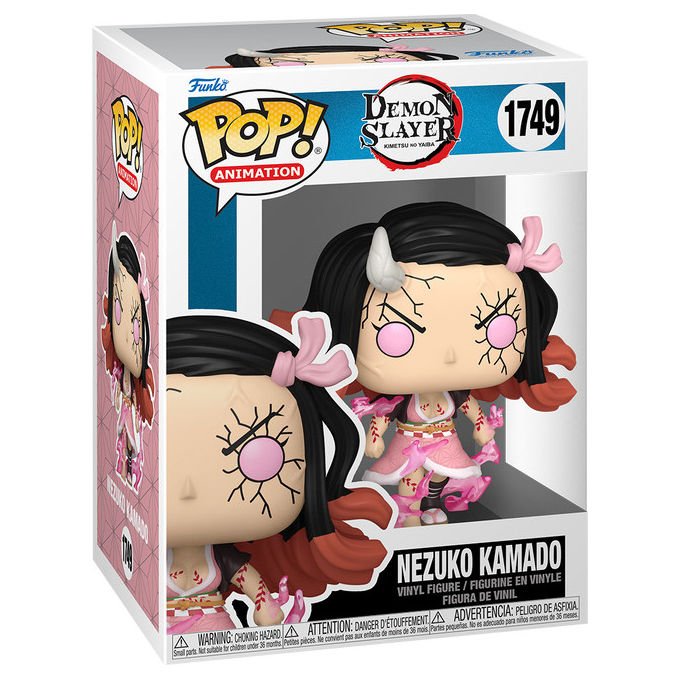 Funko, Action Figure, Demon Slayer Nezuko Forma Demoniaca, Modellino da Collezione