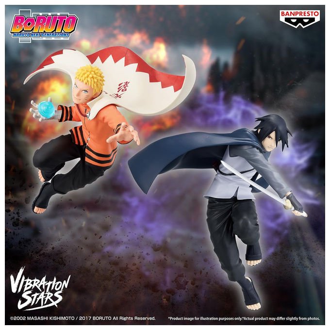 Banpresto, Action Figure Naruto Uzumaki II, Vibration Stars 18 cm, Multicolore, BP29615P