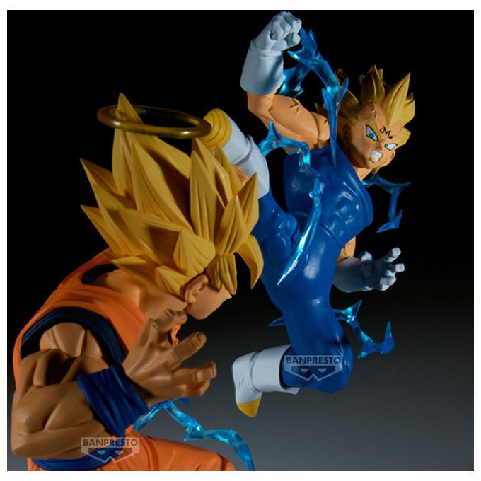 Banpresto, Majin Vegeta Vs Goku Super Saiyan 2, Dragon Ball Z, Figura Collezione, 15 cm