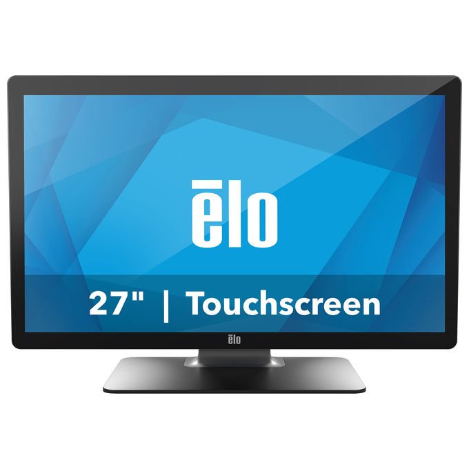 Elo, Monitor Touchscreen 2702L, 27'', Nero Argento, Tecnologia PCAP, Multi-touch