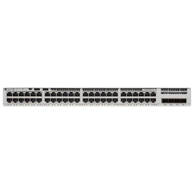 Cisco, Catalyst 9200L-48T-4G-A, Switch gestito, 48 porte RJ-45, Grigio