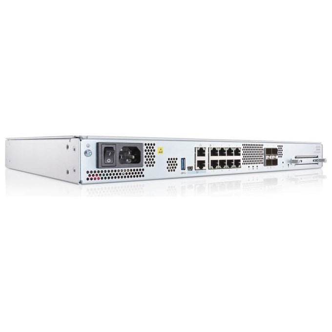 Cisco, Firewall Firepower 1120 ASA, 8 Porte Gigabit Ethernet, 4.5 Gbps, Grigio
