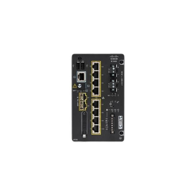Cisco, Switch Ethernet, Gigabit, 8 porte, 2 porte fibra, IE-3400-8T2S-E