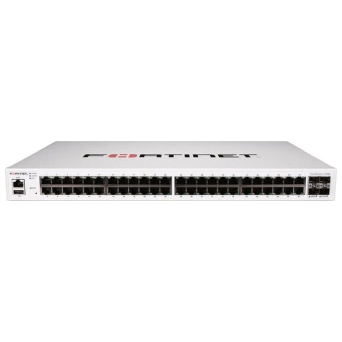Fortinet, Switch Ethernet 48 Porte, Supporto a 3 Strati, Modulare, FS-448E