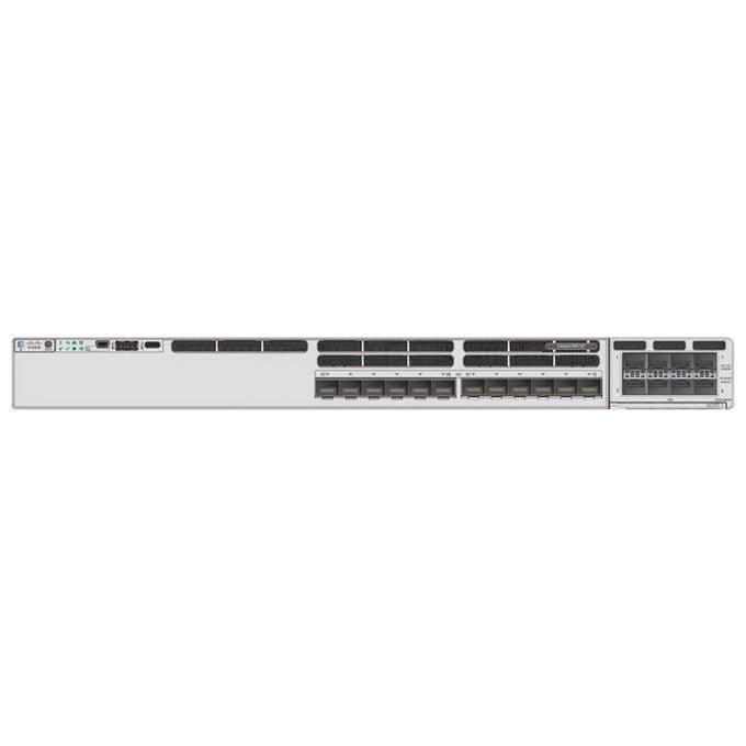 Cisco, Switch Catalyst 9300X, 12 Porte 25G, Montabile su Rack 1U, Impilabile