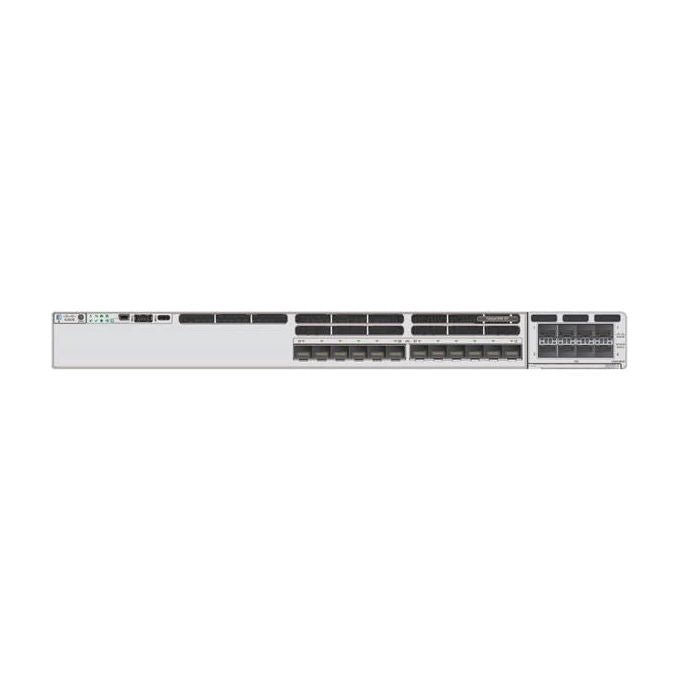 Cisco, Switch Catalyst 9300X, 12 Porte 25G, Montabile su Rack 1U, Impilabile