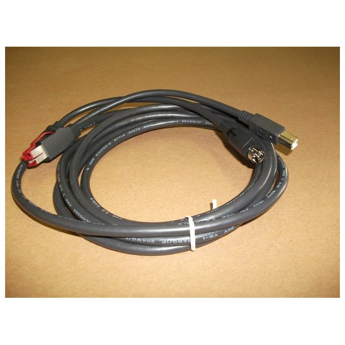 Epson, Cavo di alimentazione nero 3 m, PoweredUSB, 2218424