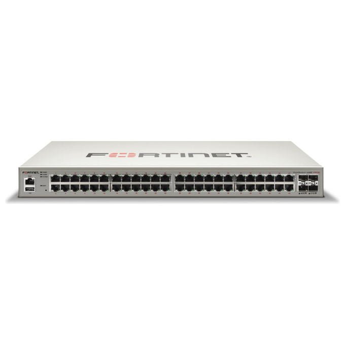 Fortinet, Switch Ethernet 48 Porte, 10 Gigabit, Supporto Layer 3, FS-448E-FPOE