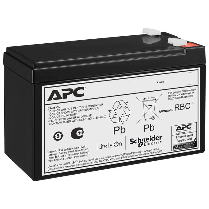 APC, Batteria UPS, 24V, 7Ah, Piombo Acido VRLA, APCRBC176