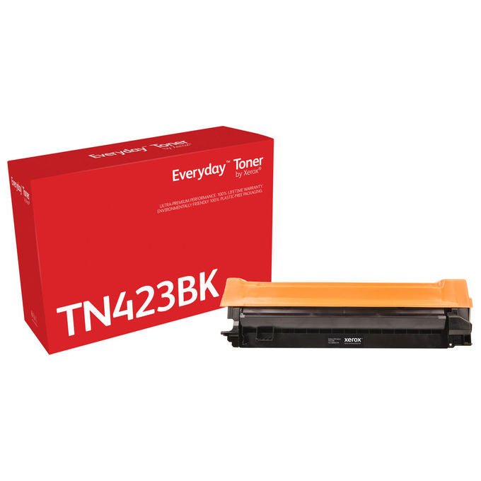 Xerox, Toner Nero Compatibile Brother TN-423BK, Alta Capacita', Everyday