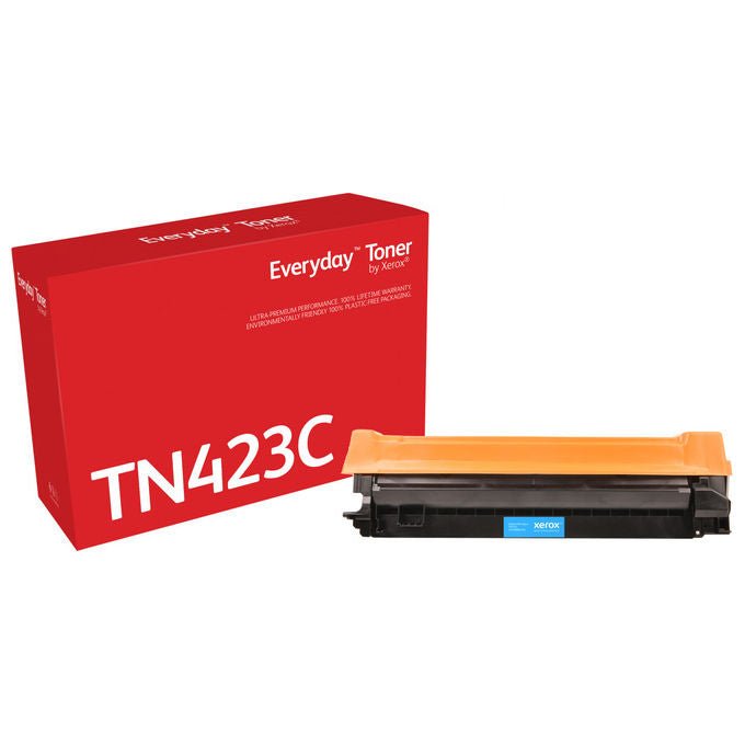 Xerox, Toner Ciano Compatibile con Brother TN - 423C, Alta Capacita', 4000 Pagine - Yeppon