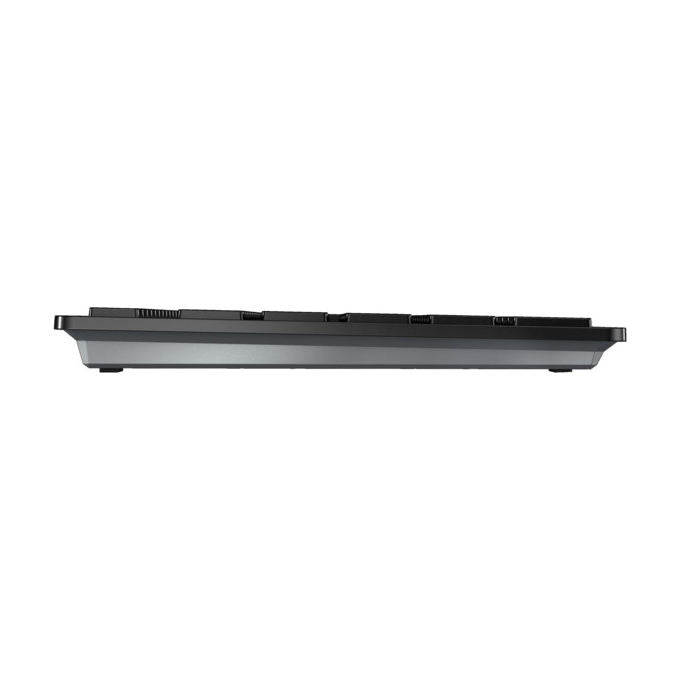 Cherry DW 9500 Slim, Set Tastiera e Mouse, Wireless RF+Bluetooth, QWERTY Nordico, Nero-Grigio