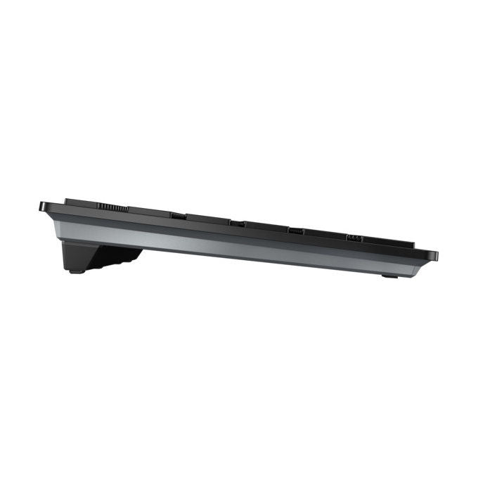 Cherry, KW 9100 Slim Tastiera Wireless, QWERTY, Bluetooth, RF, Nero