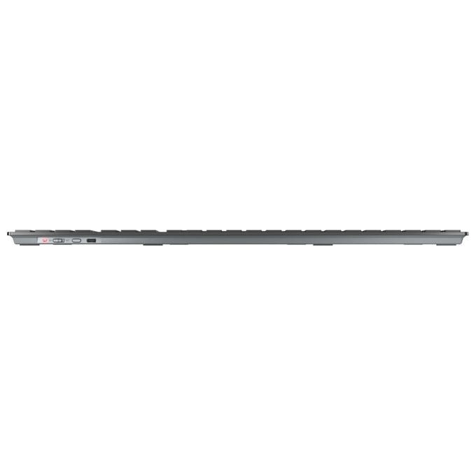 Cherry, Tastiera Wireless, RF e Bluetooth, AZERTY Francese, KW 9100 SLIM, Nera