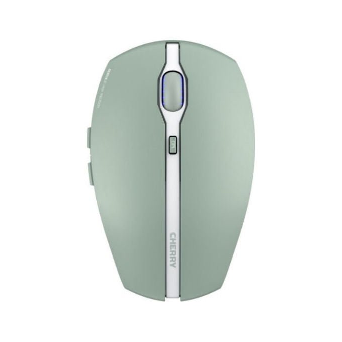 Cherry, Mouse Gaming Ambidestro Bluetooth, 2000 DPI, Wireless Verde