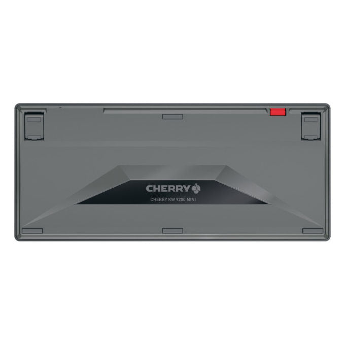 Cherry, Tastiera Mini Wireless, KW 9200, Bluetooth, USB, layout Inglese UK, Nero