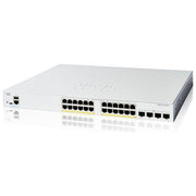 Cisco, Switch Smart Catalyst 1200-24FP-4G, 24 Porte GE, 4x1GE SFP, PoE, Bianco